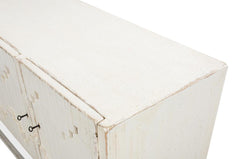 Aztec White Sideboard On Stand - Ornate Home