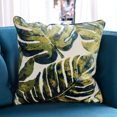 Azuletti Dark Teal/Apple Green Sofa & Loveseat - Ornate Home