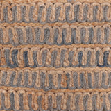 Azure Blue/Natural Pouf - Ornate Home