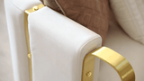 Azure Imperial White/Gold Sofa / HD-3156 - Ornate Home