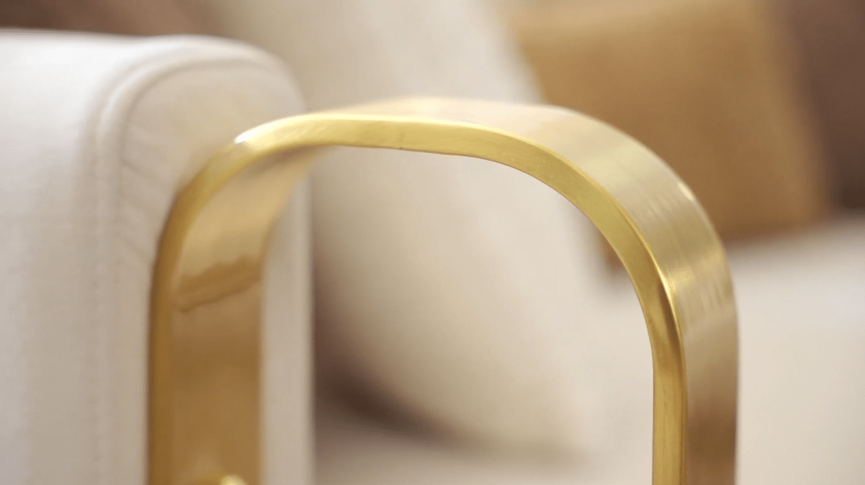 Azure Imperial White/Gold Sofa / HD-3156 - Ornate Home