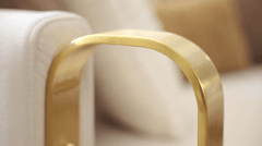 Azure Imperial White/Gold Sofa / HD-3156 - Ornate Home