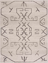 Azzan Cream & Charcoal Area Rug - Clearance - Ornate Home