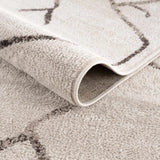 Azzan Cream & Charcoal Area Rug - Clearance - Ornate Home