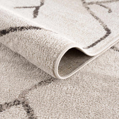 Azzan Cream & Charcoal Area Rug - Clearance - Ornate Home