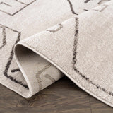 Azzan Cream & Charcoal Area Rug - Clearance - Ornate Home