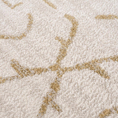 Azzan Cream & Gold Area Rug - Clearance - Ornate Home