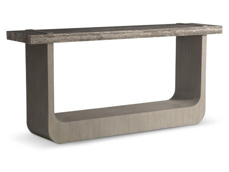 Azzura Weathered Greige Console Table - Ornate Home