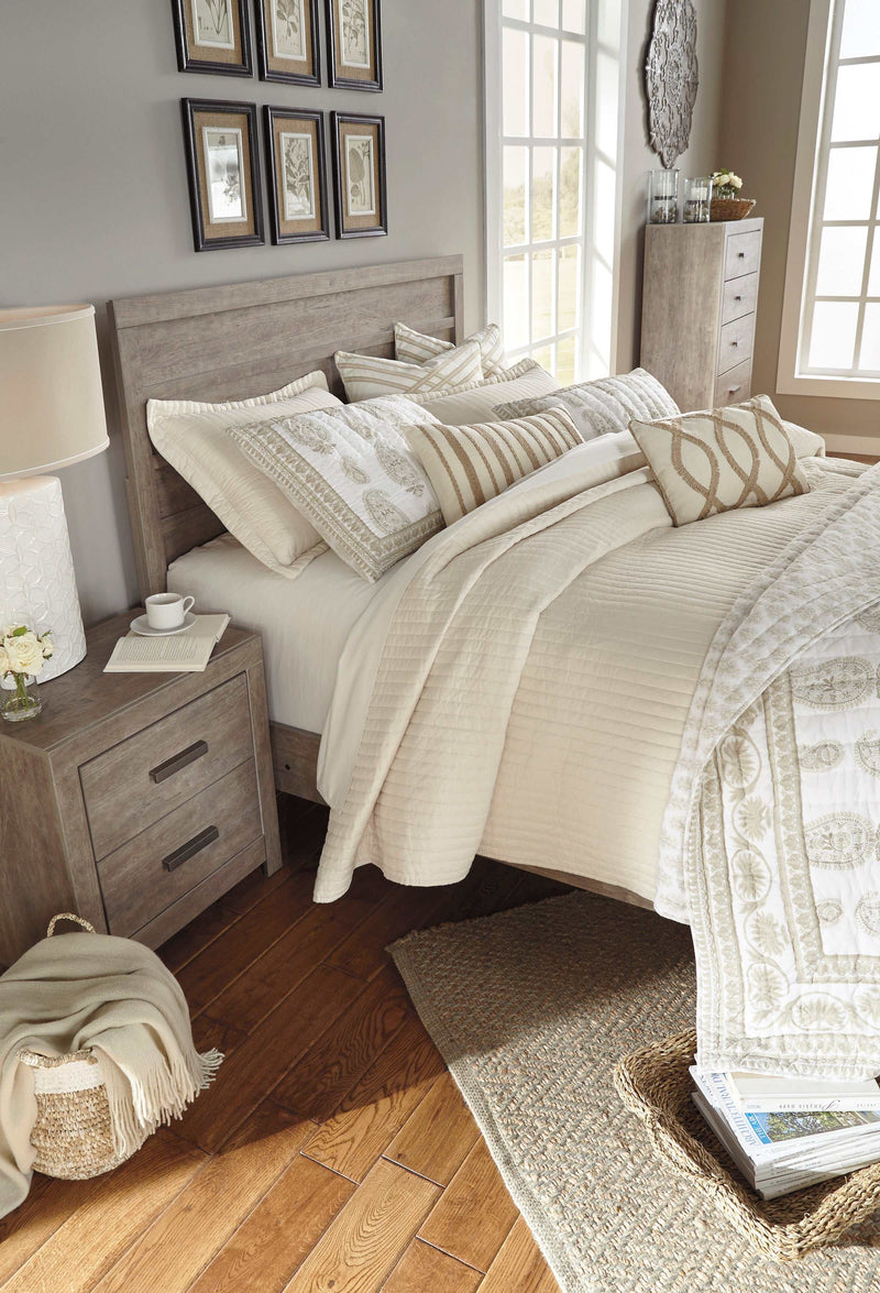 Culverbach Gray Queen Panel Bed - Ornate Home