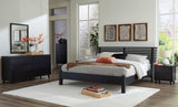 Danziar Black King Slat Panel Bed - Ornate Home