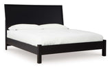 Danziar Black Queen Panel Bed - Ornate Home