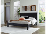 Danziar Black Queen Panel Bed - Ornate Home