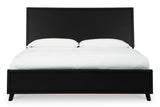 Danziar Black King Panel Bed - Ornate Home