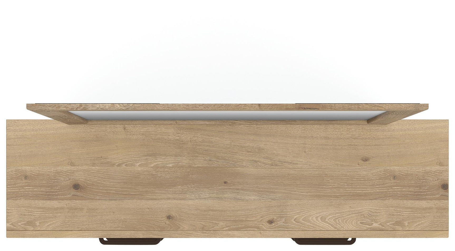 Brozmont Tan Queen Panel Bed, Dresser and Mirror