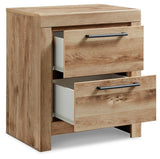 Hyanna Tan Brown King Panel Bed, 2 Chests and 2 Nightstands (Online Special Price)