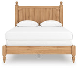 Galletyn Warm Brown Queen Panel Bed