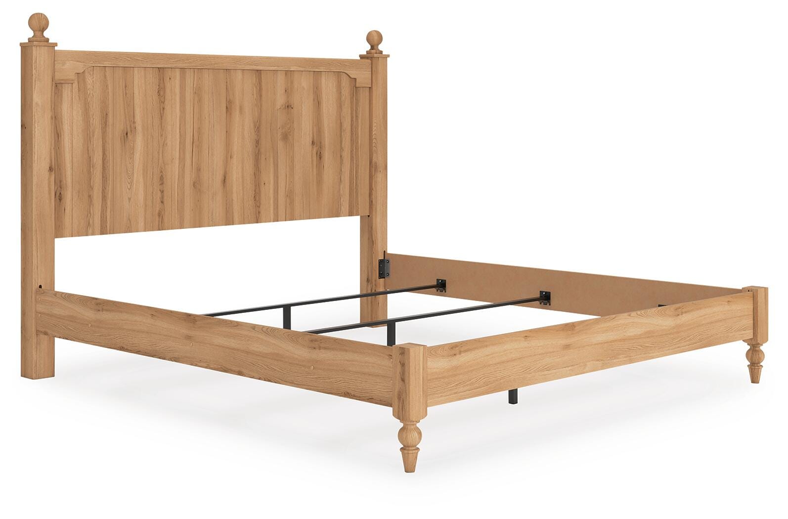 Galletyn Warm Brown King Panel Bed