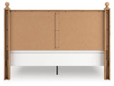 Galletyn Warm Brown King Panel Bed