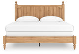 Galletyn Warm Brown King Panel Bed (Online Special Price)