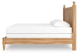 Galletyn Warm Brown King Panel Bed