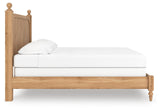 Galletyn Warm Brown King Panel Bed