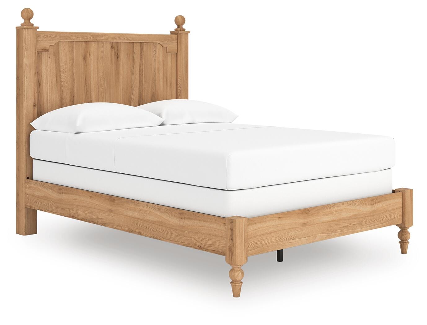 Aleaport Warm Brown Full Panel Bed, Dresser, Mirror, Chest and Nightstand