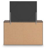 Mazilar Brown Dresser and Mirror