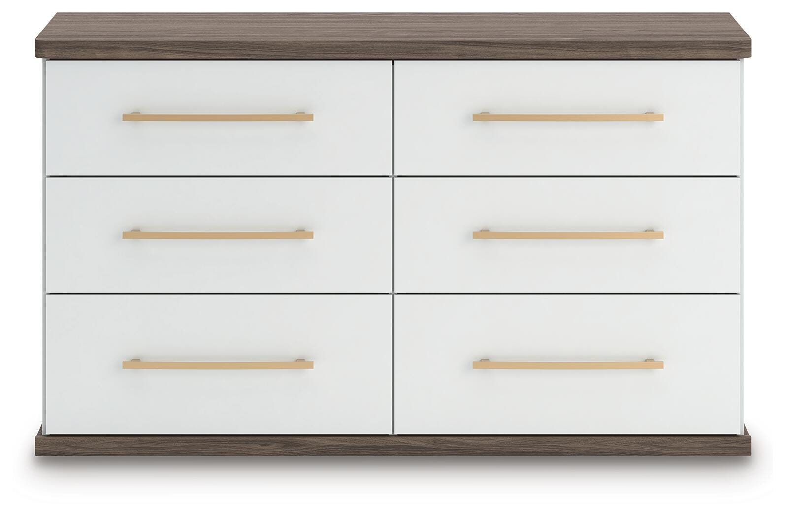 Kendanport Brown Dresser and 2 Nightstands