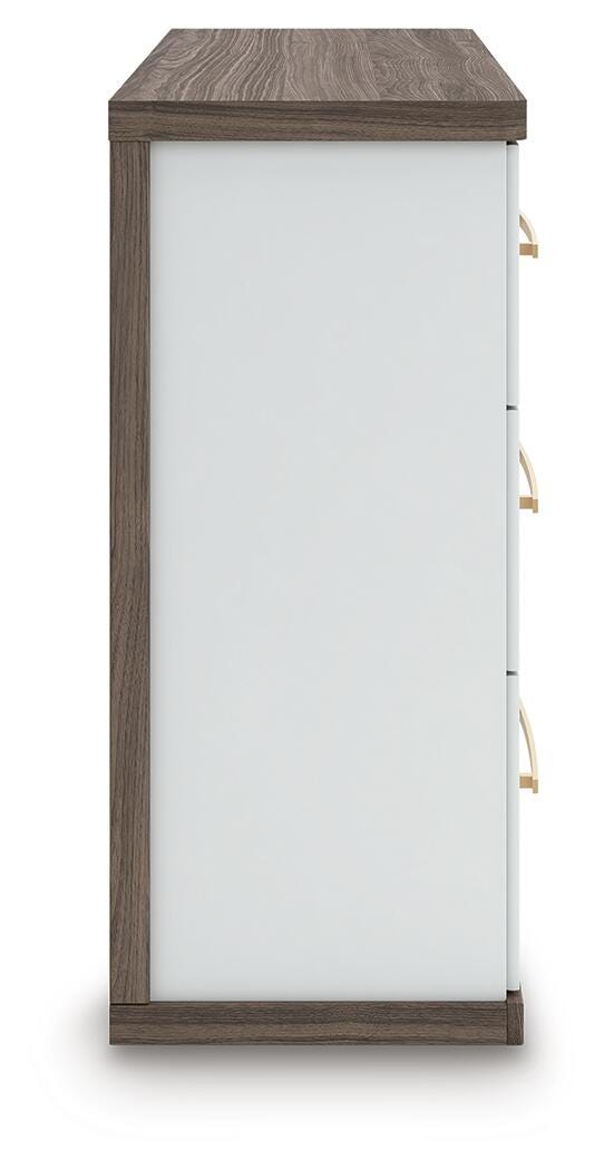Mazilar Brown/White Dresser
