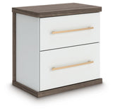Kendanport Brown Dresser and 2 Nightstands