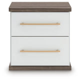 Kendanport Brown Dresser and 2 Nightstands