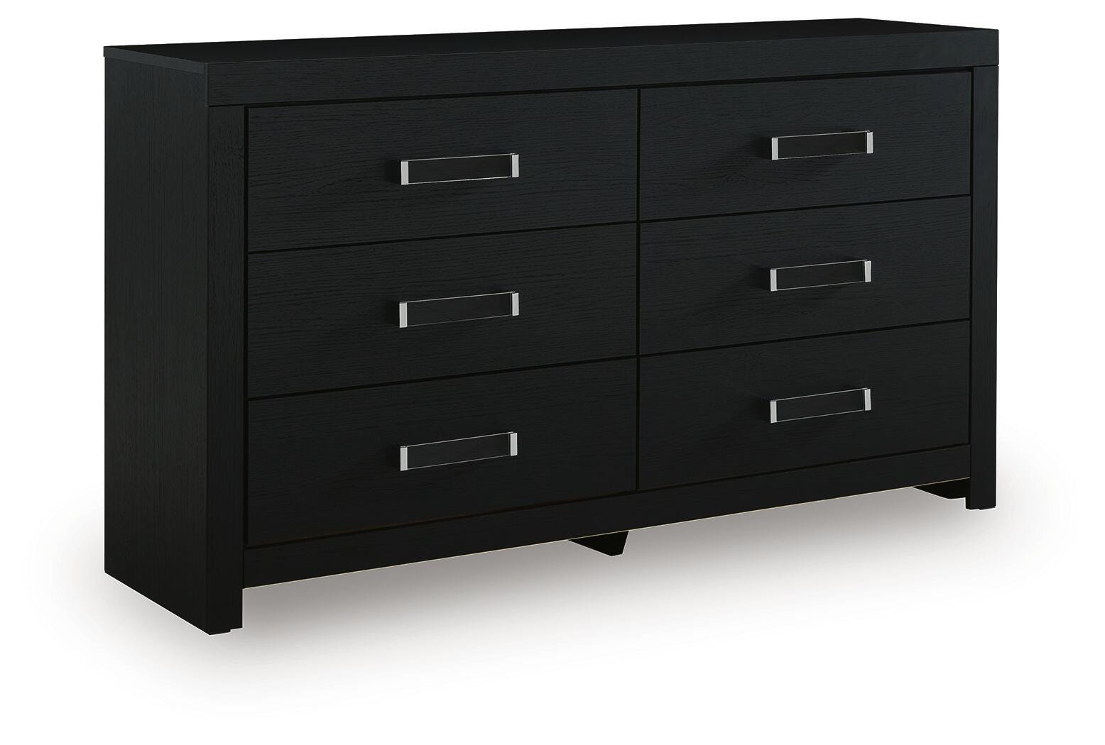 Maeling Black Six Drawer Dresser (Online Special Price)