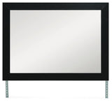 Maeling Black Bedroom Mirror