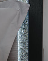Maeling Black/Gray Twin UPH Panel Headboard (Online Special Price)