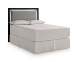 Maeling Black/Gray Full UPH Panel Headboard