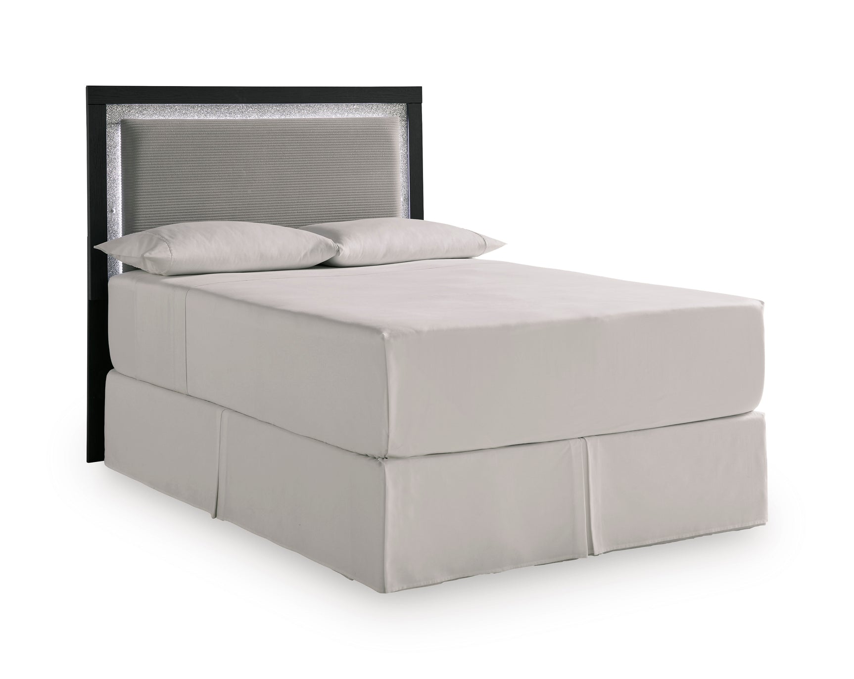 Maeling Black/Gray Full UPH Panel Headboard