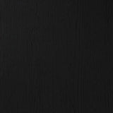 Maeling Black Full Upholstered Panel Bed, Dresser and Mirror