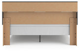 Jonnifer Black/Gray King Bookcase Panel Bed (Online Special Price)