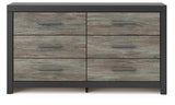 Broachmyn Black Dresser and 2 Nightstands