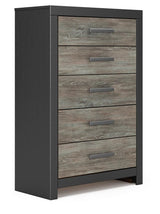 Jonnifer Black/Gray Chest of Drawers (Online Special Price)