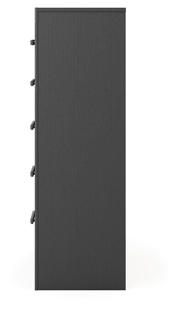 Jonnifer Black/Gray Chest of Drawers