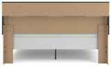 Jonnifer Black/Gray King Bookcase Bed