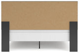 Jonnifer Black/Gray King Panel Bed