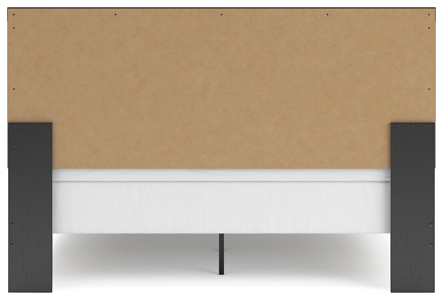 Jonnifer Black/Gray King Panel Bed
