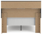 Jonnifer Black/Gray Full Bookcase Bed (Online Special Price)