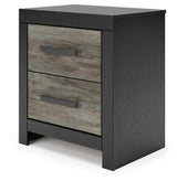 Broachmyn Black Dresser and 2 Nightstands