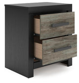 Broachmyn Black Dresser and 2 Nightstands
