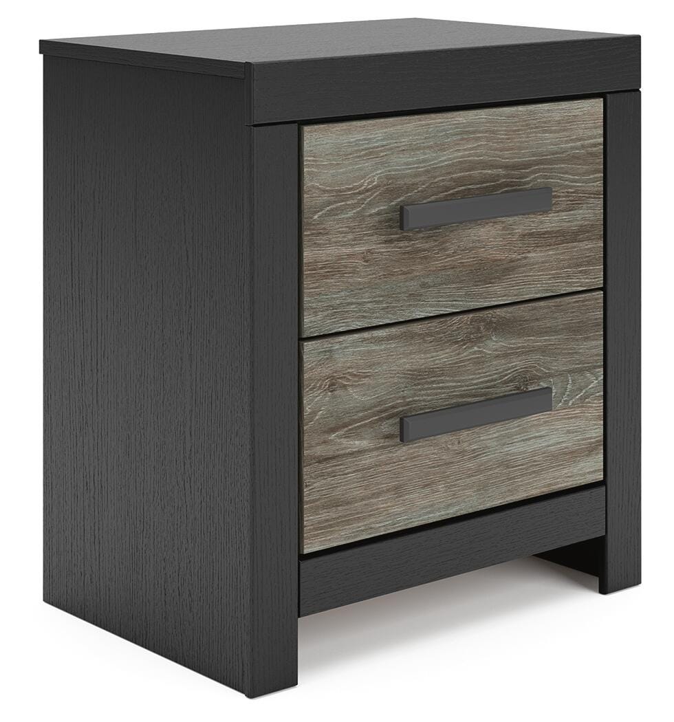 Broachmyn Black Dresser and 2 Nightstands