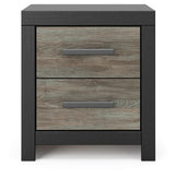 Broachmyn Black Dresser and 2 Nightstands