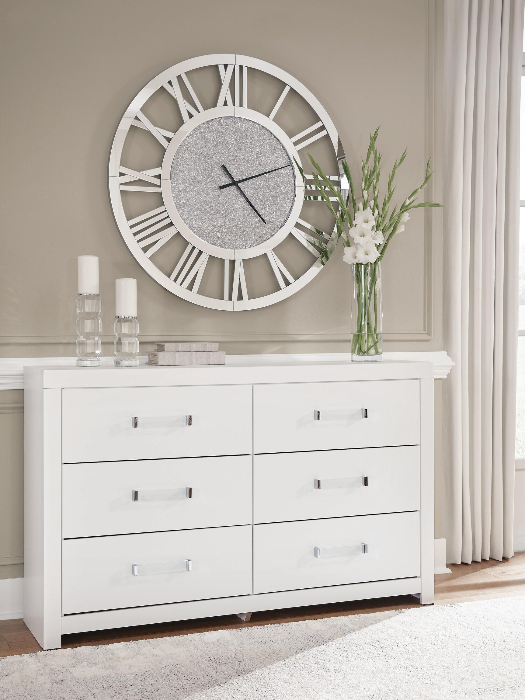 Raechalla White Dresser